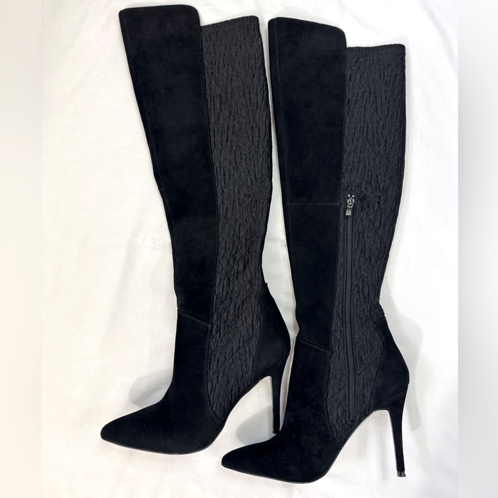 Tall over the knee heel boots